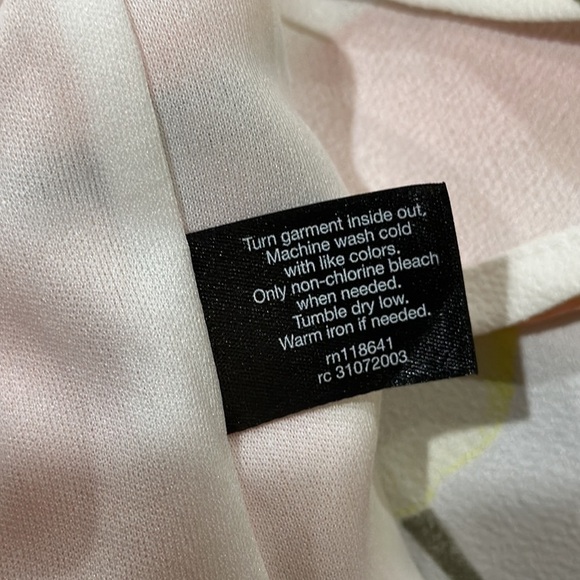 NWT Lane Bryant vibrant white coral floral trapeze dress 3/4 sleeve Sz 18/20 $80 - Picture 13 of 13